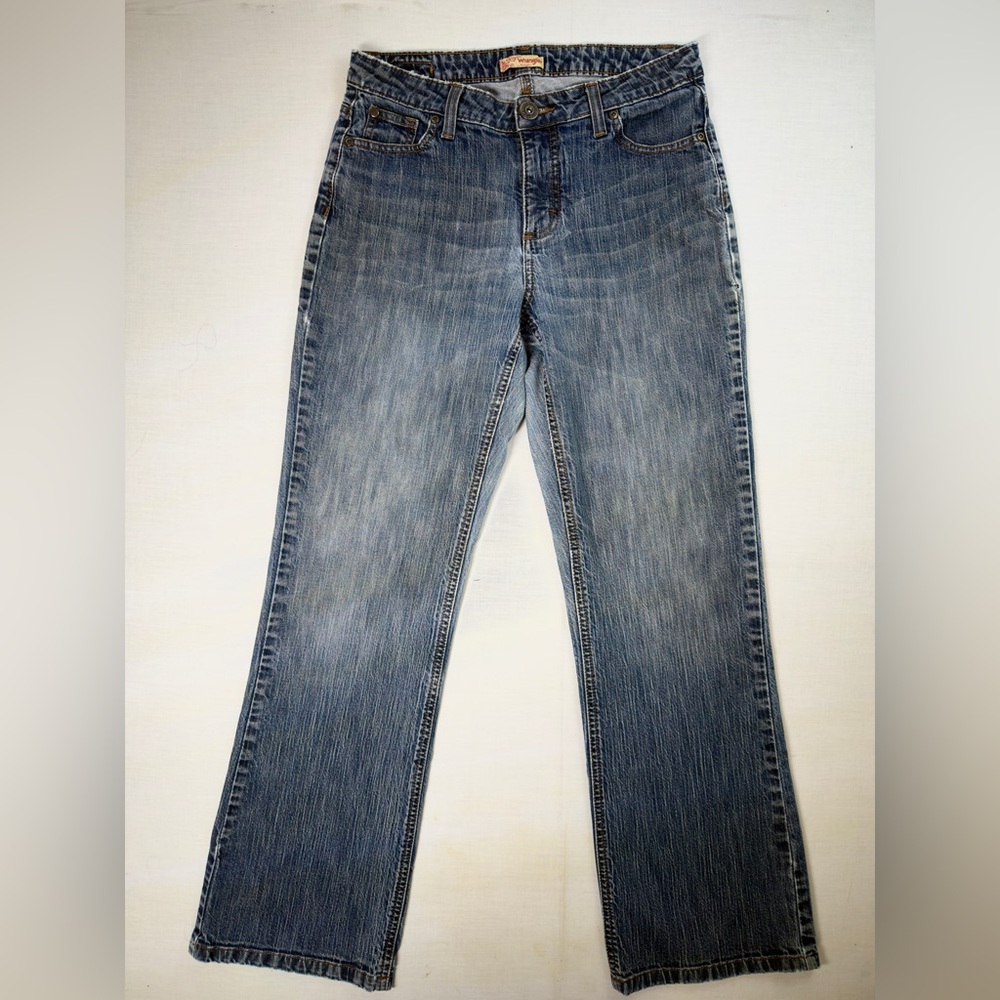 Vintage Wrangler Bootcut Jeans Medium Blue Wash Denim Jeans Women’s Size 30x30